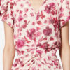 Robe midi en soie stretch imprimée Terenae Robe midi en soie stretch imprimée Terenae