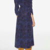Robe midi froncée en soie imprimée Albini Robe midi froncée en soie imprimée Albini