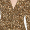 Robe midi froncée en soie mélangée Albini Robe midi froncée en soie mélangée Albini