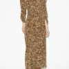 Robe midi froncée en soie mélangée Albini Robe midi froncée en soie mélangée Albini