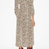 Robe midi froncée en soie mélangée Albini Robe midi froncée en soie mélangée Albini