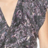 Robe midi froncée imprimée Lyndsay Robe midi froncée imprimée Lyndsay