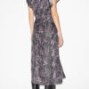 Robe midi froncée imprimée Lyndsay Robe midi froncée imprimée Lyndsay