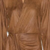 Robe portefeuille en simili daim Aleora