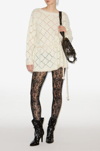 Robe-pull en laine et mohair Merida