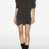 Robe sweat-shirt drapée en jersey Pipper Robe sweat-shirt drapée en jersey Pipper