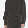 Robe sweat-shirt drapée en jersey Pipper Robe sweat-shirt drapée en jersey Pipper