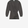 Robe sweat-shirt drapée en jersey Pipper Robe sweat-shirt drapée en jersey Pipper