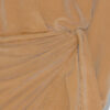 Robe sweat-shirt longue drapée Sandrina en jersey
