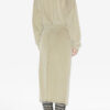 Robe sweat-shirt longue drapée Sandrina en jersey