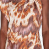 Robe t-shirt asymétrique en jersey imprimé aquarelle Leany Robe t-shirt asymétrique en jersey imprimé aquarelle Leany
