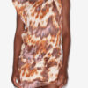 Robe t-shirt asymétrique en jersey imprimé aquarelle Leany Robe t-shirt asymétrique en jersey imprimé aquarelle Leany