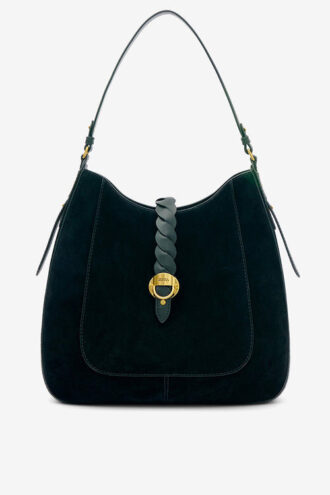 Sac Altay Hobo en cuir de veau suédé