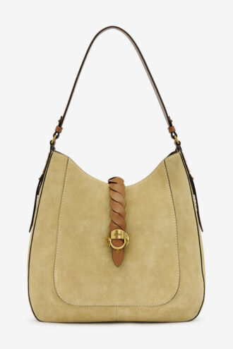 Sac Altay Hobo en cuir de veau suédé