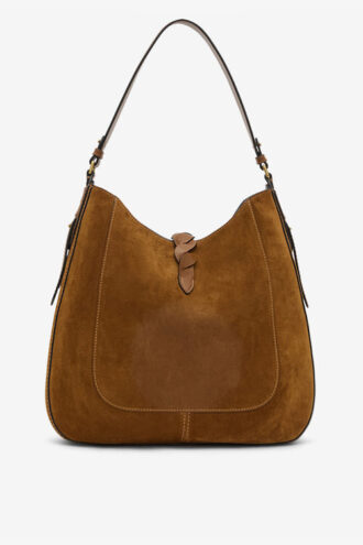 Sac Altay Hobo en cuir de veau suédé