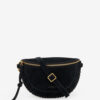 Sac banane Skano en cuir de veau suédé tressé
