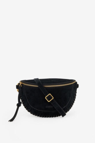Sac banane Skano en cuir de veau suédé tressé