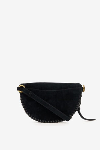 Sac banane Skano en cuir de veau suédé tressé