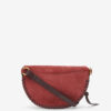 Sac banane Skano en cuir de veau suédé tressé Sac banane Skano en cuir de veau suédé tressé