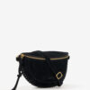Sac banane Skano en cuir de veau suédé tressé