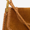Sac à bandoulière Anahi en cuir suédé tressé Sac à bandoulière Anahi en cuir suédé tressé