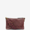 Sac à bandoulière en cuir brillant Nessah