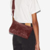 Sac à bandoulière en cuir brillant Nessah