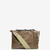 Sac à bandoulière en cuir brillant Winna Duo