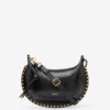 Sac à bandoulière en cuir effet python Oskan Moon Sac à bandoulière en cuir effet python Oskan Moon