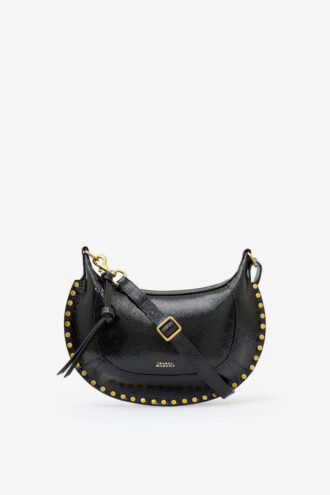 Sac à bandoulière en cuir effet python Oskan Moon