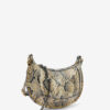 Sac à bandoulière en cuir imprimé Oskan Moon Sac à bandoulière en cuir imprimé Oskan Moon