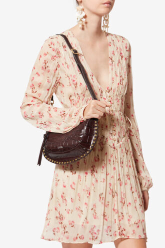 Sac à bandoulière en cuir Oskan Moon