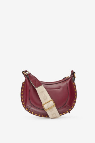Sac à bandoulière Mini Moon en cuir de veau