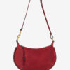Sac à bandoulière Oskan Moon en cuir de veau suédé tressé Sac à bandoulière Oskan Moon en cuir de veau suédé tressé