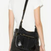 Sac à bandoulière Sierra Hobo S en cuir suédé Sac à bandoulière Sierra Hobo S en cuir suédé