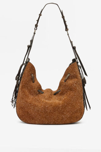 Sac Bolton Hobo en cuir suédé vintage