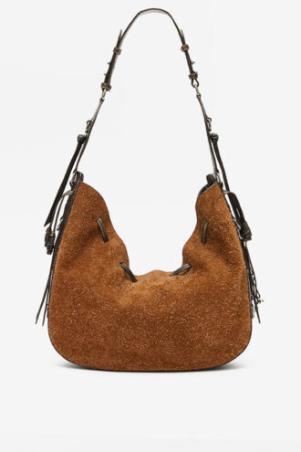 Sac Bolton Hobo en cuir suédé vintage
