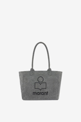 Sac cabas en coton délavé avec logo Yenky Zipped