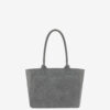 Sac cabas en coton délavé avec logo Yenky Zipped