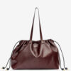 Sac cabas en cuir brillant Silven E/W