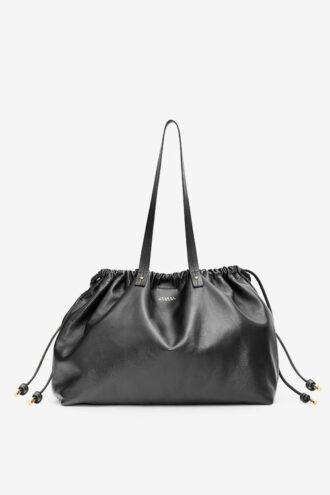 Sac cabas en cuir brillant Silven E/W
