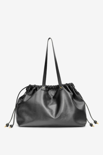 Sac cabas en cuir brillant Silven E/W