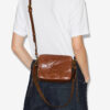 Sac en cuir brillant Wardy Camera