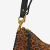 Sac en cuir suédé imprimé Oskan Soft Zip