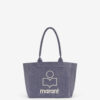 Sac fourre-tout en toile de coton zippé Yenky