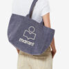 Sac fourre-tout en toile de coton zippé Yenky