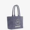 Sac fourre-tout en toile de coton zippé Yenky
