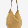 Sac hobo Oskan en cuir suédé à chaîne souple