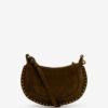 Sac à main baguette Oskan Moon en cuir de veau suédé Sac à main baguette Oskan Moon en cuir de veau suédé