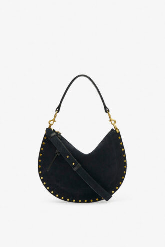 Sac à main Oskan Hobo Soft Zip en cuir de veau suédé tressé